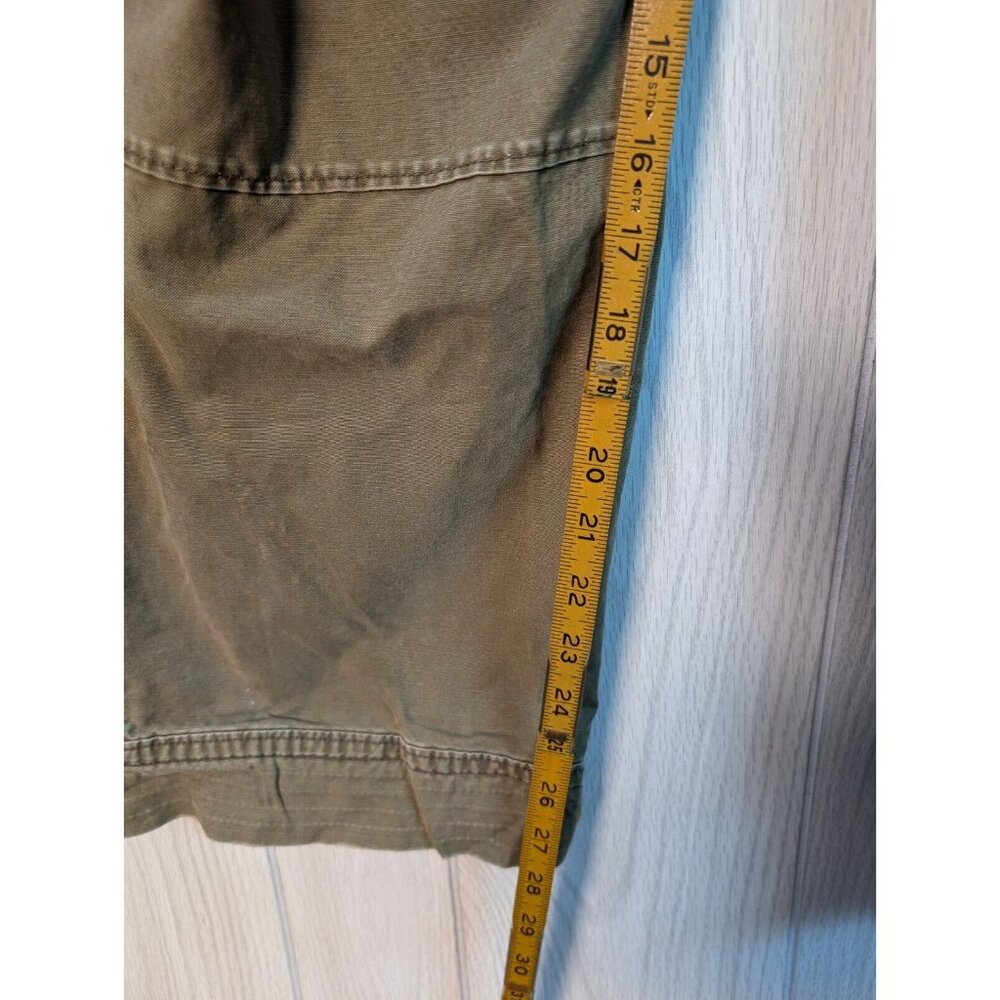 Hollister HOC-22 VTG Rare Y2K Cargo Military style Baggy Pants Green Sz S 32x30 - Picture 9 of 10